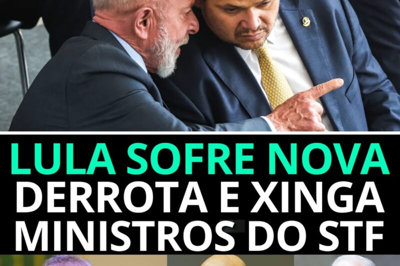 AGORA! LULA SURTA E XINGA MINISTROS DO STF E DAVI ALCOLUMBRE ANTES DO ENCONTRO COM TRUMP NOS EUA