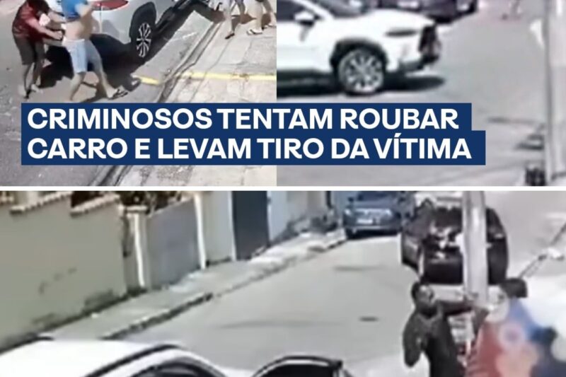 “Perdeu, desce do carro agora!”: Policial surpreende assaltantes com segunda arma e frustra crime na porta de casa após esposa lutar contra bandidos
