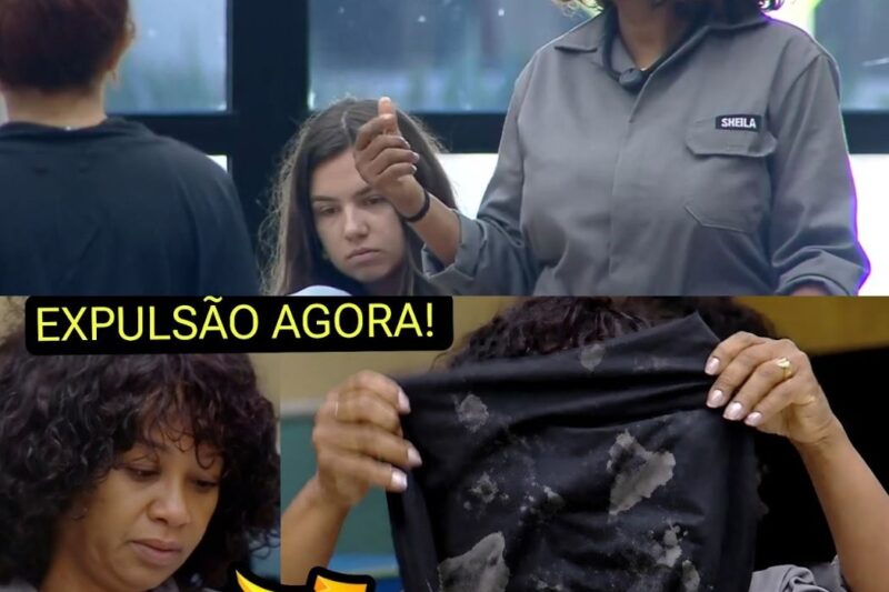 CASA DO PATRÃO: EXPULSÃO DE SHEILA DA CASA DO PATRÃO! ATITUDE PROPÓSITAL SHEILA MANCHA ROUPAS DOS…