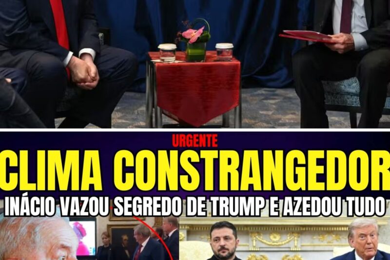 ENCONTRO NA CASABRANCA AZEDANDO LULA VAZOU SEGREDO DE TRUMP E CLIMA FICOU CONSTRANGEDOR