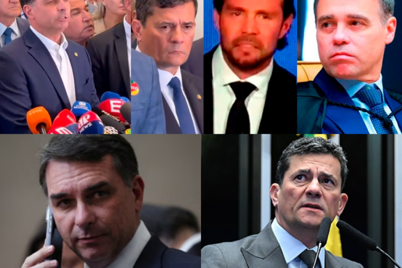 FLÁVIO BOLSONARO CHORA COM FIM DE CANDIDATURA E ATÉ SERGIO MORO PULA DO BARCO!! JAULA O AGUARDA!!!