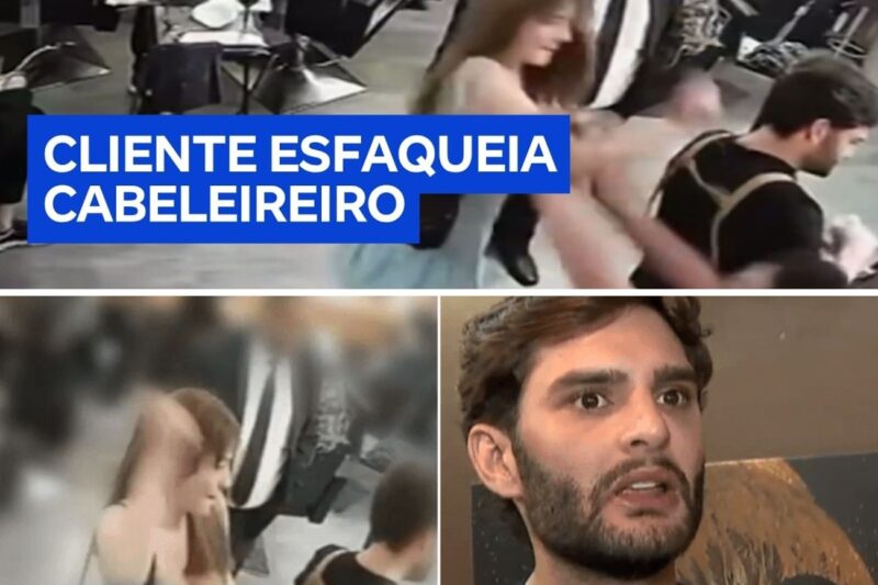 “ELE ME DEIXOU IGUAL AO CEBOLINHA!”: CLIENTE INVADE SALÃO E ESFAQUEIA CABELEIREIRO PELAS COSTAS APÓS CORTE QUÍMICO EM SÃO PAULO