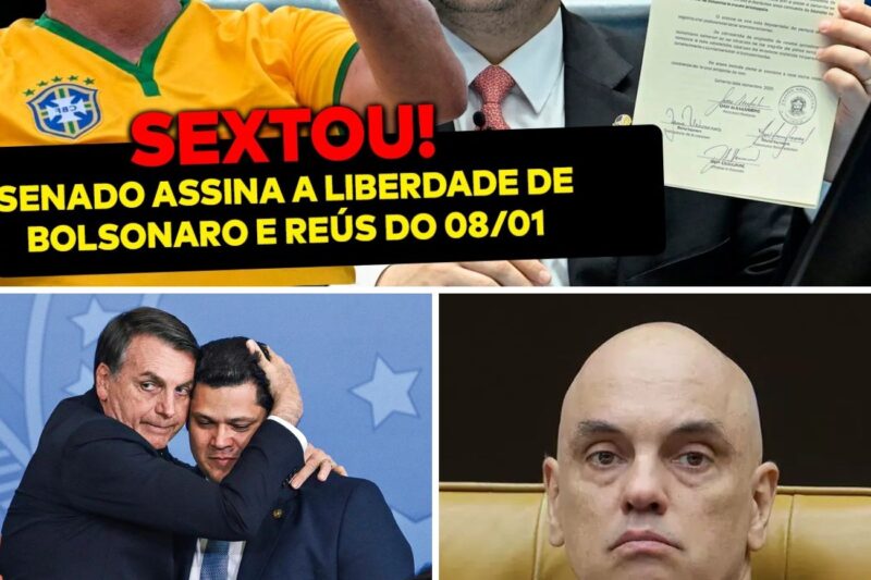 ACABOU: BOLSONARO ESTÁ LIVRE PRA SEMPRE! Senado enterra o golpe e Moraes toma xeque-mate