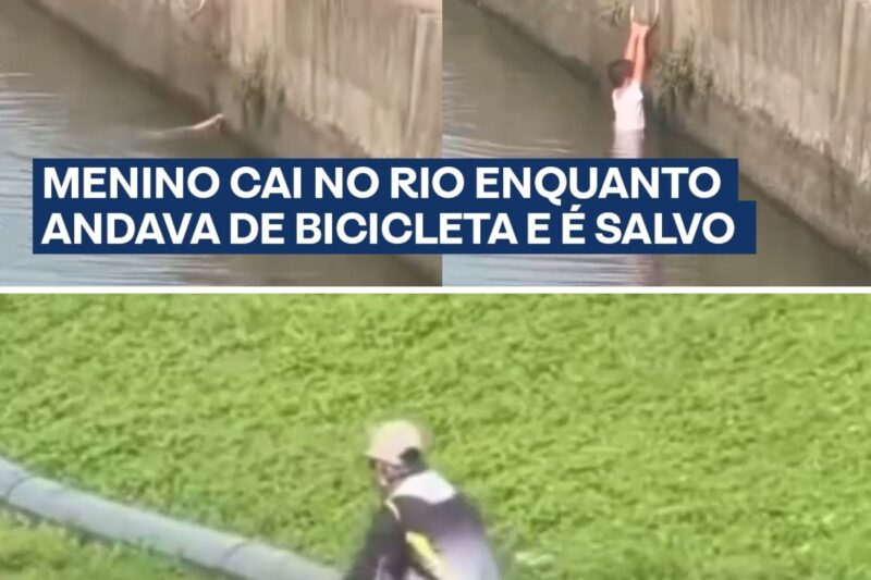 “EU NÃO PENSEI EM NADA, SÓ PRECISAVA TIRAR AQUELA CRIANÇA DA ÁGUA!”: VENDEDOR AMBULANTE VIRA HERÓI NACIONAL AO RESGATAR MENINO QUE AFUNDAVA EM RIO