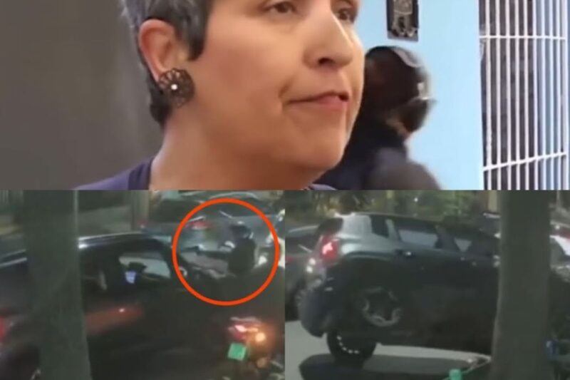 Mulher Esmaga Moto de Assaltantes com Carro Blindado e Deixa Criminosos Presos sob as Ferragens por 3 Horas no Rio