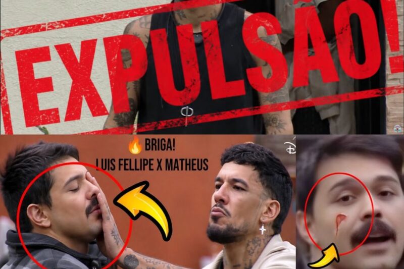 CASA DO PATRÃO: URGENTE! LUIZ PARTE PRA CIMA DE MATHEUS E ACABA AGREDINDO RIVAL COM MÃOZADA NO ROSTO