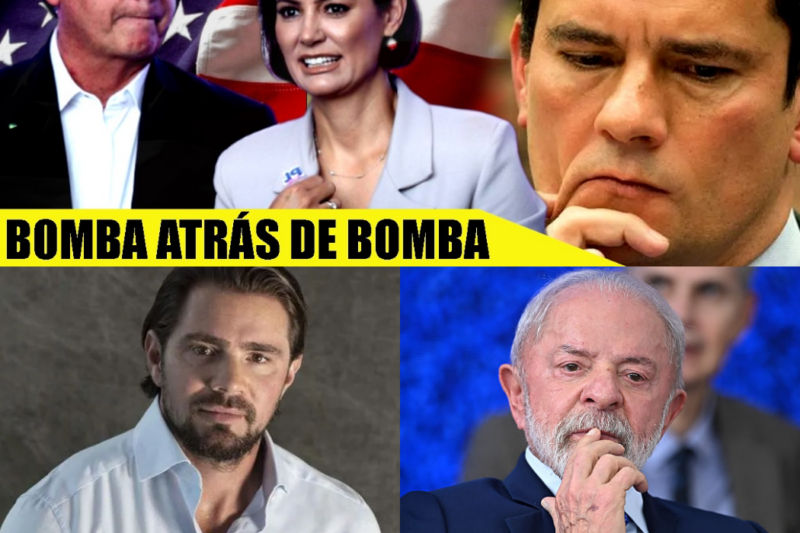 Bolsonaro Chuta Michelle e Moro Acusa Lula por Flávio Bolsonaro Ter Pedido Dinheiro a Vorcaro