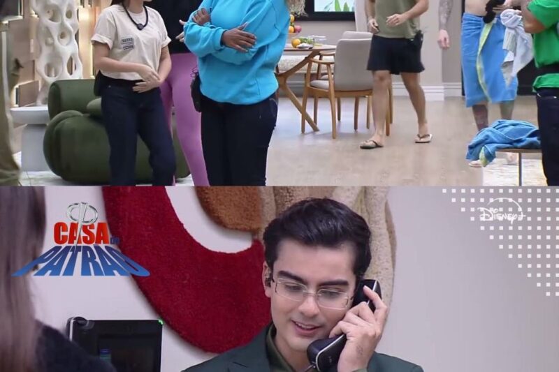 ‘Um dia de Patrão’: Dudu Camargo invade a suíte do Patrão e usa o interfone | Casa do Patrão