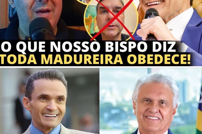 “NÃO TEM DISCUSSÃO: O QUE O BISPO FALA, A IGREJA ACATA!”: PASTOR REVELA POR QUE NAÇÃO MADUREIRA FECHOU COM CAIADO E DEIXOU FLÁVIO BOLSONARO PARA TRÁS