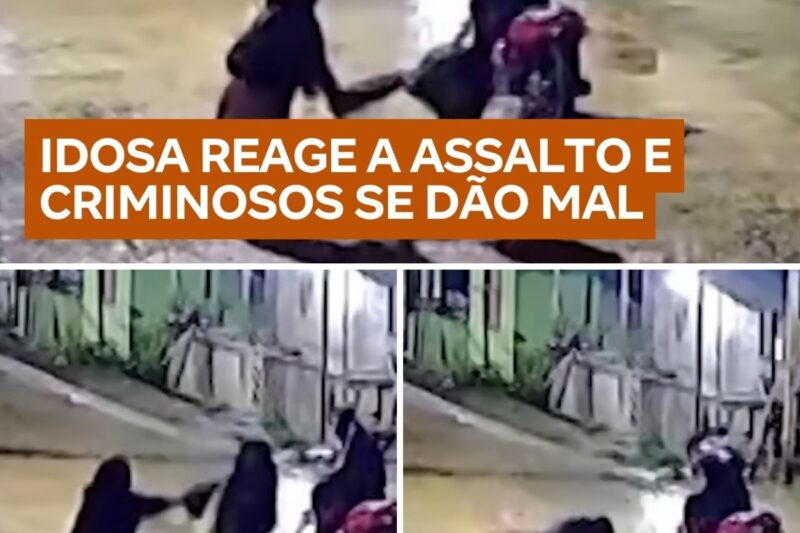 “ESTÁ REPREENDIDO EM NOME DE JESUS!”: IDOSA COM “FÚRIA DIVINA” SURRA ASSALTANTES COM SOMBRINHA A CAMINHO DA IGREJA E VÍDEO VIRALIZA