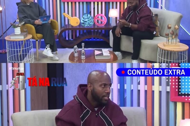 Vini reage às reclamações sobre olhares desconfortáveis: ‘Criaram uma narrativa’ | Live Tá na Rua