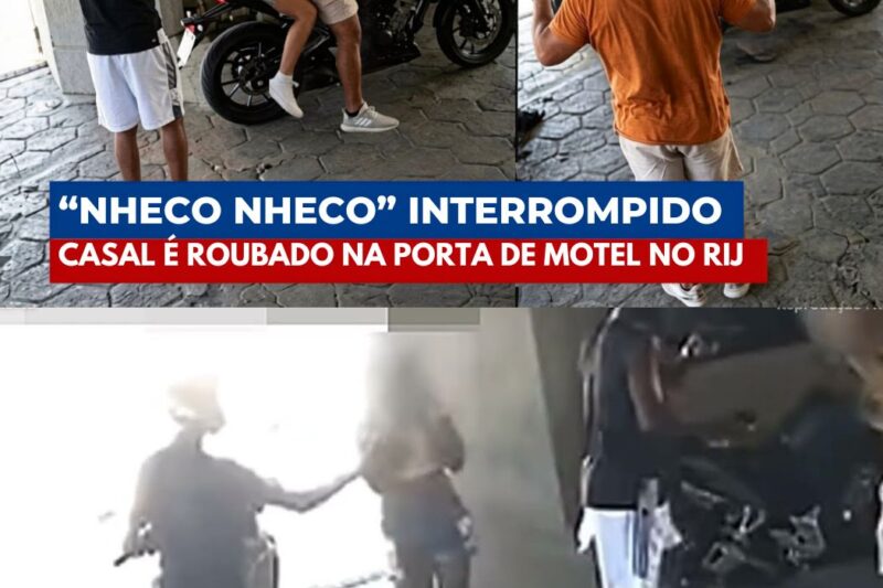Noite de Núpcias com o Crime: Casal é Alvo de Assalto à Mão Armada na Recepção de Motel no Rio de Janeiro
