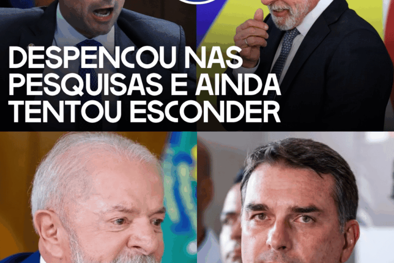 Flávio Foi ao TSE Tentar Esconder Pesquisa Que Mostra Ele Afundando, Mas Não Conseguiu Segurar