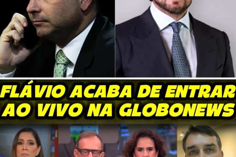 “NÃO VOU ACEITAR ME COLOCAREM NA MESMA VALA DO PT!”: Flávio Bolsonaro confronta a Globo e revela bastidores do áudio com Vorcaro