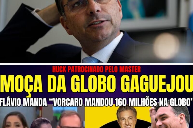 “EU PAGO O TEU SALÁRIO!”: Flávio Bolsonaro “janta” jornalista da Globo que tentou imitador Renata Vasconcelos e expõe os R$ 160 milhões do Banco Master na emissora
