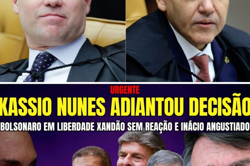XANDÃO HUMLHADO! KASSIO NUNES REVERTENDO CONDENAÇÃO DE BOLSONARO COM APOIO DE FUX E MENDONÇA