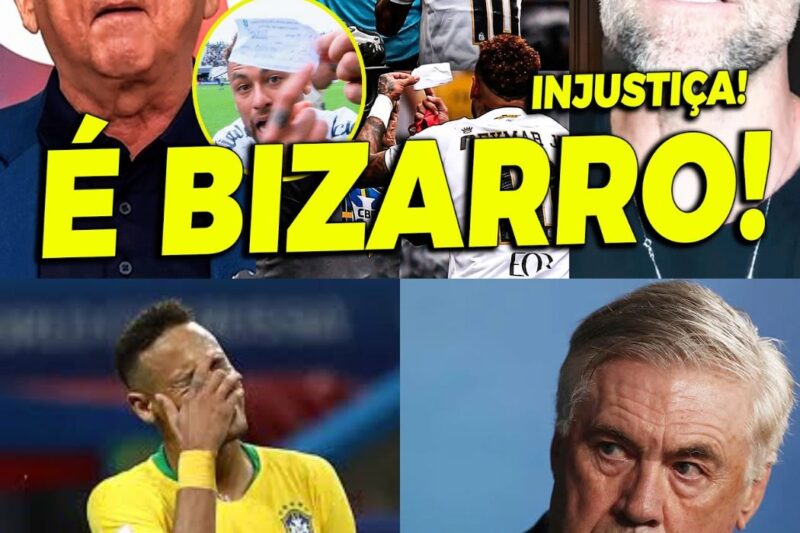 ESCÂNDALO BIZARRO: Galvão Bueno e Imprensa Exterminam Arbitragem Após Vexame com Neymar: “O Fim do Futebol”