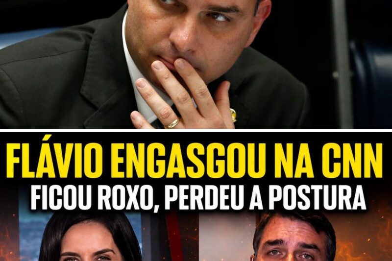 FLÁVI0 ENGASGOU NA CNN! FOI CHAMADO DE MENTIROSO NA CARA DURA FICOU ROXO, PERDEU A POSTURA AO VIVO!