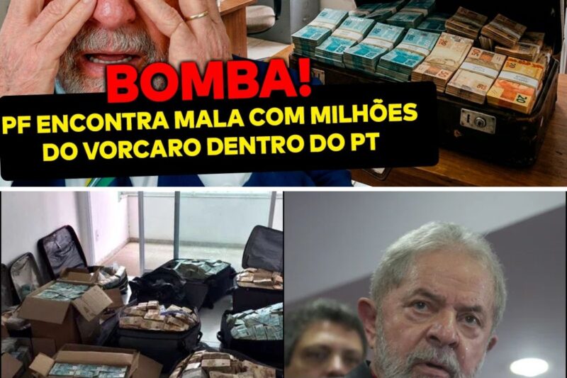 BOMBA! Lula é FLAGRADO com mala recheada com MILHÕES do Vorcaro dentro da sede do PT neste domingo