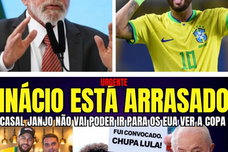 LULA ESTÁ UM CACO CONVOCAÇÃO DE NEYMAR DEIXOU CASAL JANJO ARRASADOS “NÃO VOU PARA OS EUA”