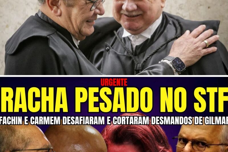 “CARO FACHIN, IMPRESSIONA O NÚMERO DE PROCESSOS IMPORTANTES PARALISADOS POR SUA INICIATIVA!”: O racha histórico no STF que isolou Gilmar Mendes e Alexandre de Moraes após debandada de Cármen Lúcia e contra-ataque de Fachin