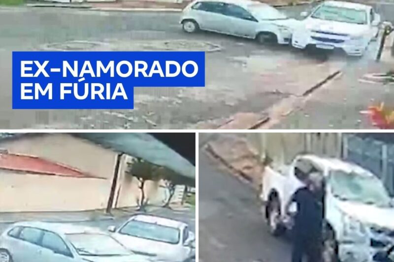 “ELE DISSE QUE IA ME MATAR E ESTOU MORRENDO DE MEDO!”: Homem em fúria destrói carros, quebra portão com o próprio veículo e invade residência de influenciadora em Campinas antes de ser libertado pela Justiça