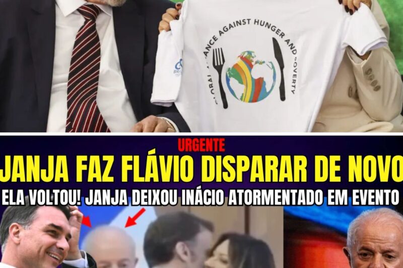 ELA VOLTOU! JANJA ATORMENTA INÁCIO INVENTA DE LACRAR EM EVENTO E FAZ FLÁVIO DISPARAR DE NOVO