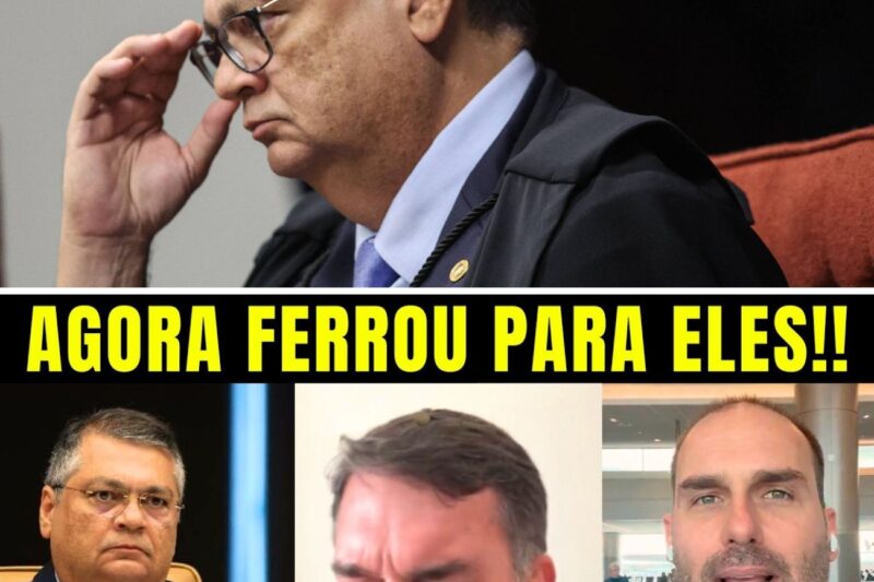 “O ESCUDO DE ANDRÉ MENDONÇA ACABOU, AGORA É FLÁVIO DINO QUEM MANDOU A PF IR ATRÁS DOS DOIS!”: O desespero de Eduardo e Flávio Bolsonaro com o inquérito dos 200 bilhões de reais e o cerco implacável do FBI no Texas