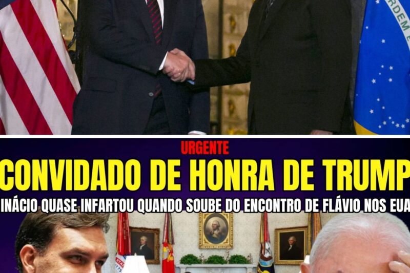 “AGORA O BICHO COMEÇA A PEGAR PARA O SEU LADO, LULA!”: Donald Trump convoca Flávio Bolsonaro para reunião de emergência na Casa Branca e destrói articulação política do atual governo federal