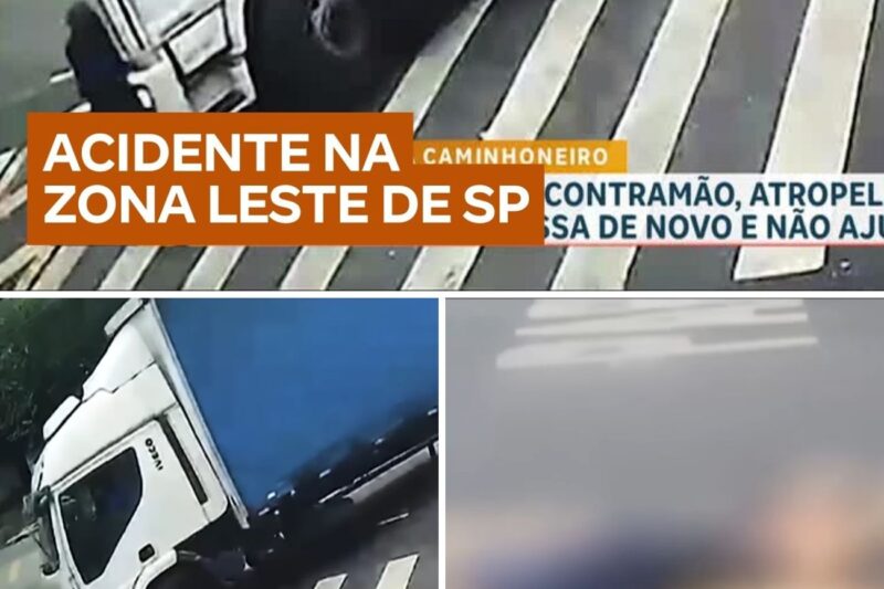 “ENTROU EM CONTRAMÃO, VIU MEU PAI CAÍDO NO CHÃO E FOI EMBORA SEM PRESTAR AJUDA!”: Idoso de 80 anos é atropelado na faixa de pedestres por caminhão em conversão proibida e criminoso foge após retornar ao local do crime na Zona Leste de São Paulo
