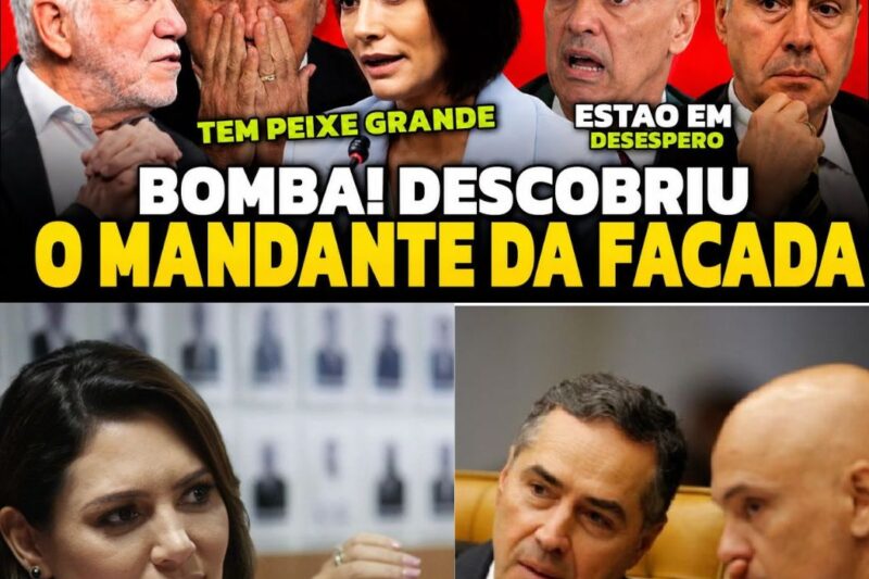 Xandão e Barroso mandou Adélio dar facada? Michelle Bolsonaro expõe quem está por trás do atentado