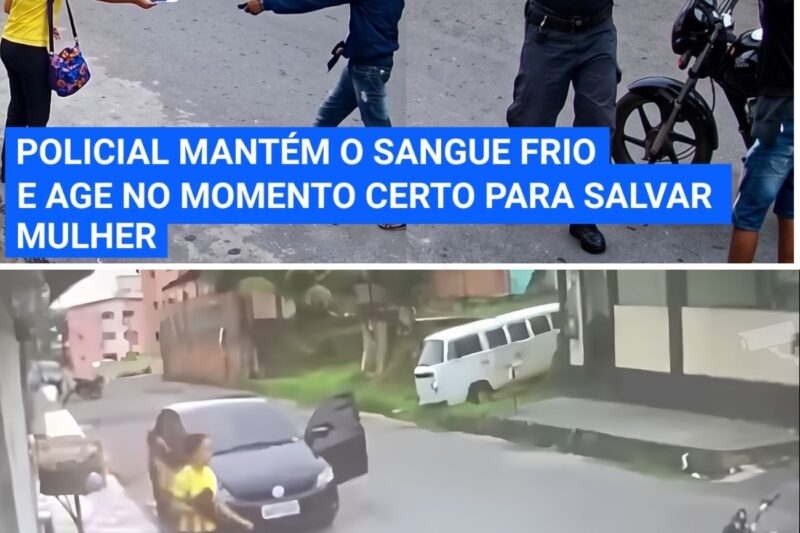 “POR FAVOR, NÃO LEVA MEU CACHORRO, LEVA SÓ A BOLSA E ME DEIXA EM PAZ!”: Mulher implora por proteção de animal de estimação durante assalto na calçada, ignora perigo e presencia prisão imediata de motociclista armado por policial em veículo descaracterizado