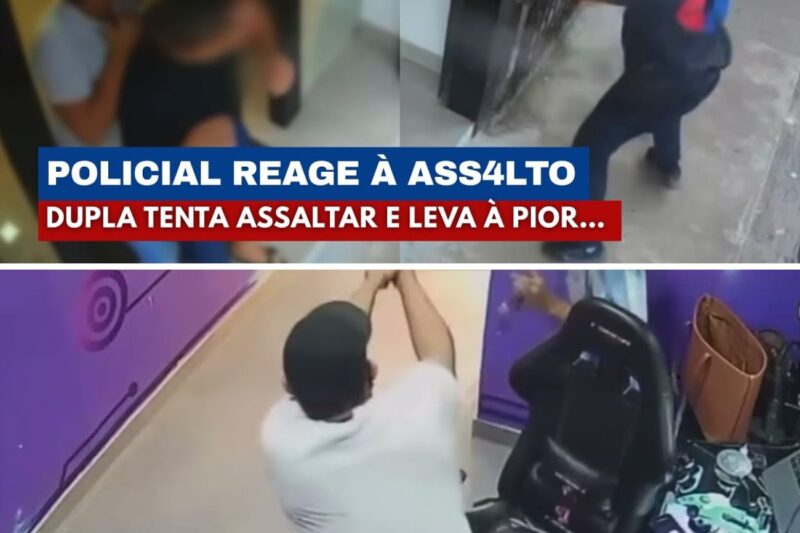 “MEU IRMÃO, NÃO ATIRA NÃO, DEIXA OS CARAS LEVAREM TUDO SE NÃO ELES VÃO MATAR A GENTE!”: Policial civil surpreende assaltantes em loja de celulares na Zona Leste de São Paulo, bandidos disparam contra o agente e executam plano de fuga covarde usando funcionários como escudo humano
