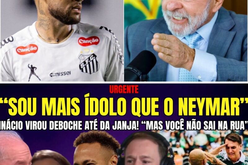 LULA PERTURBADO DIZ QUE É MAIS ÍDOLO QUE NEYMAR E NEM JANJA CONSEGUIU ESCONDER O DEBOCHE