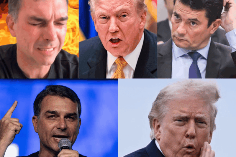 Quente! Trump Humilha Flávio Bolsonaro e Desmente Encontro – Direita Abandona e Joga Toalha!