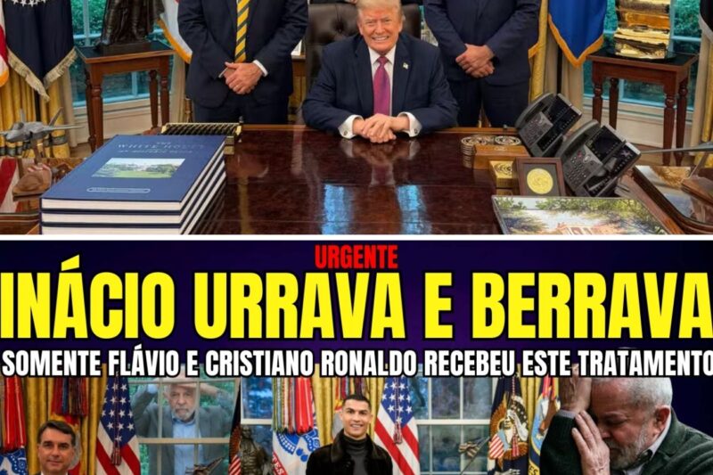 TRUMP PAROU CONFLITO NO IRÃ PRA RECEBER FLÁVIO LULA URRAVA BERRAVA LOUCAMENTE COM ASSESSORES
