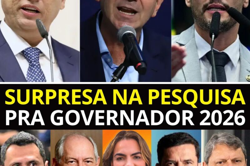 “A DIREITA ESTÁ AVANÇANDO E EM ALGUNS ESTADOS A ESQUERDA PERDEU TERRENO! VAMOS ENCERRAR DE VEZ A ERA DO PT COM UMA VIRADA HISTÓRICA NAS URNAS!”: Nova Sondagem para Governador em 2026 Revela Avanço Conservador Avassalador, Cleitinho e Sérgio Moro Perto da Vitória no Primeiro Turno e o Isolamento Crônico de Lula e Haddad nos Principais Colégios Eleitorais do País