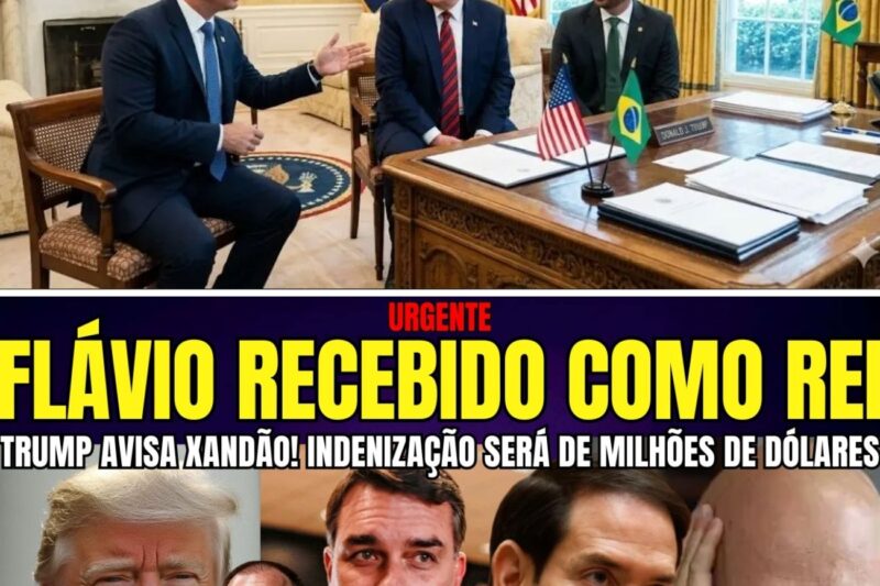 “O XANDÃO FICOU COMPLETAMENTE ENLOUQUECIDO E SURTADO, PRINCIPALMENTE COM ESTE ENCONTRO DO FLÁVIO COM O TRUMP LÁ NA CASA BRANCA!”: A Inveja Política Destrói os Bastidores do Judiciário, o Sucesso da Comitiva da Direita no Salão Oval e a Reação Desesperada com Inquéritos que Expõe o Medo e o Rancor das Lideranças de Brasília