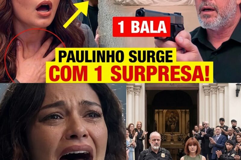 Três Graças: Paulinho Fica Escondido com um Detalhe e Surpreende Ferete e Samira para Salvar Gerluce