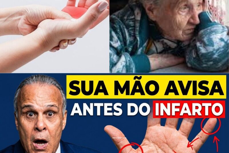 O Alerta Silencioso do Seu Corpo: Como a Sua Mão Pode Sinalizar um Infarto com 3 Dias de Antecedência