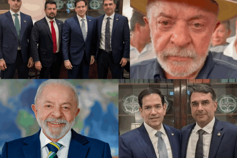 URGENTE! Lula Desaba Nas Pesquisas Após Visita de Flávio Bolsonaro com Trump, Marco Rubio e Diversas Autoridades dos EUA!
