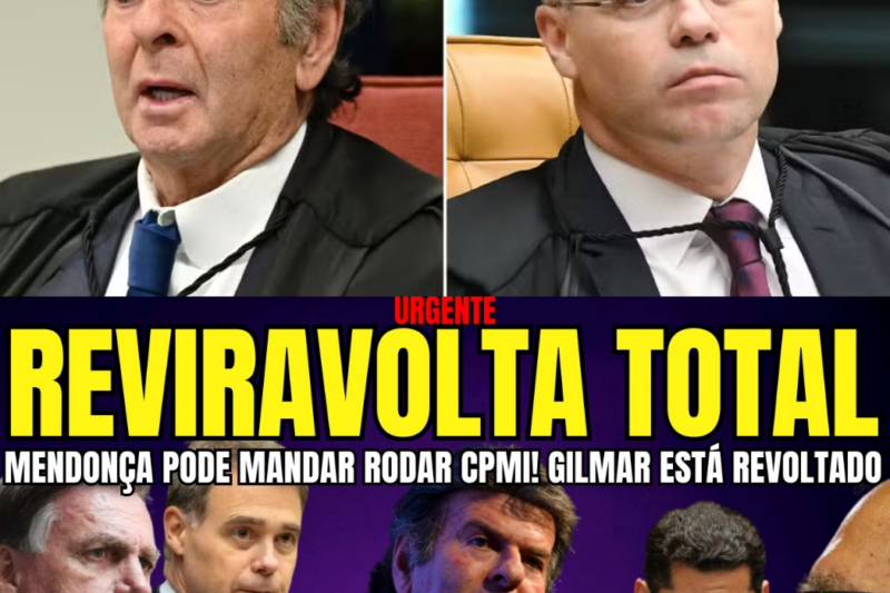 Urgente: reviravolta política pode mudar a CPMI e colocar Gilmar Mendes em situação delicada