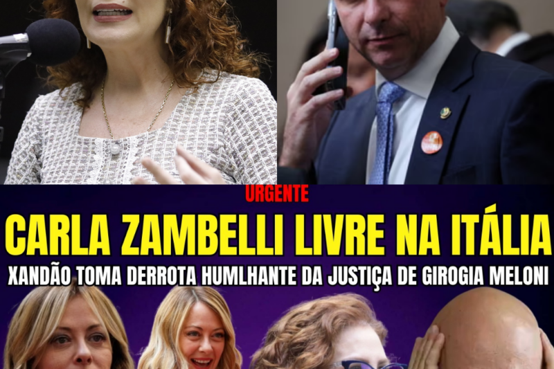 Derrota, Vaia e Bastidores: Carla Zambelli Livre na Itália e o Desespero Político no Brasil