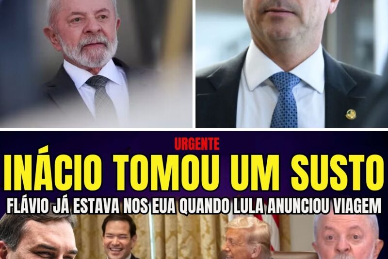 URGENTE FLÁVIO BOLSONARO JÁ ESTAVA NOS EUA QUANDO LULA ANUNCIOU VIAGEM NÃO TEVE COMO FUGIR DE TRUMP