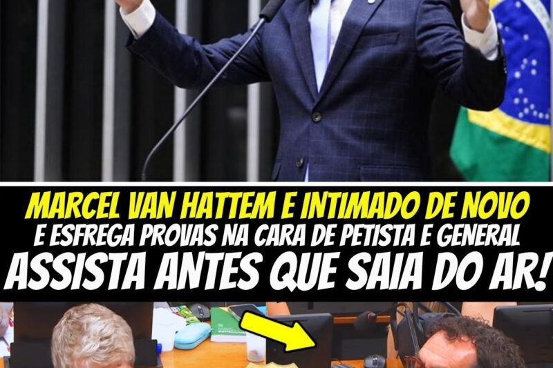 TENTARAM INTIMAR MARCEL VAN HATTEM DE NOVO E DEPUTADO ESFREGA PROVAS NA CARA DO PETISTA! VEJA VIDEO