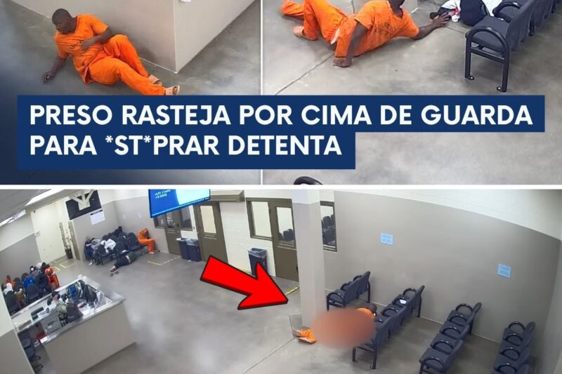 Falha Crítica: Câmeras Flagram Momento em que Detento “Aranha” Burla Vigilância para Atentar Contra Mulher em Ala Feminina