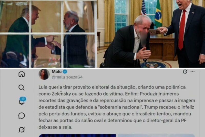 URGENTE RELATOS DA MÍDIA DOS EUA CONFIRMAM QUE LULA FOI ESMAGADO NO SALÃO OVAL TEVE GRITOS E BERROS