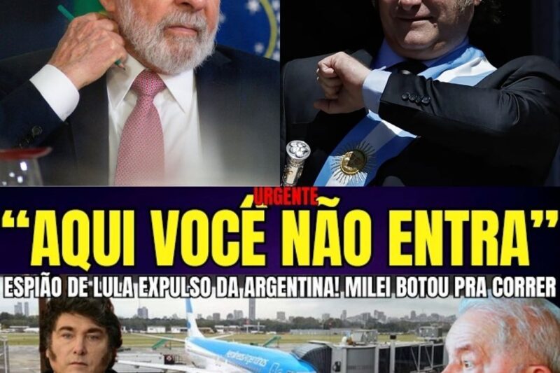 URGENTE: Espião de Lula Expulso da Argentina – Milei Coloca Para Correr!