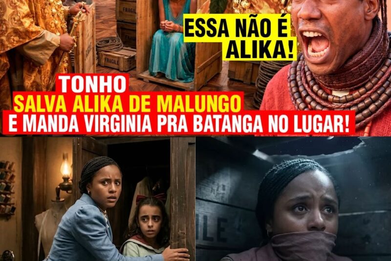A NOBREZA DO AMOR: O Troco de Tonio – Como a Vilã Virgínia Acabou Enjaulada no Lugar de Alika e Enviada a Batanga!