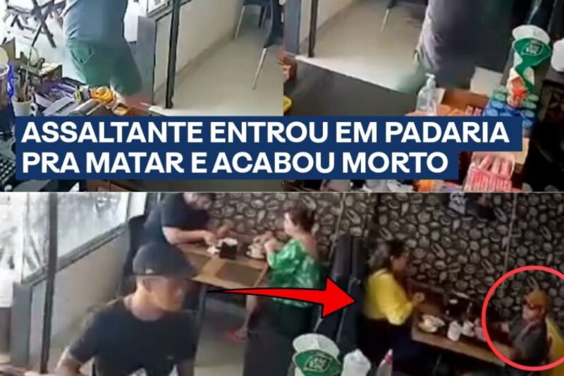 FAROESTE ENTRE CAFÉS E PÃES: INDIVÍDUO ARMADO INVADE PADARIA, PROTAGONIZA TIROTEIO COM POLICIAL CIVIL E LEVANTA SUSPEITAS DE ACERTO DE CONTAS